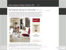 Tablet Screenshot of modernglamournyc.wordpress.com