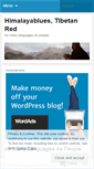 Mobile Screenshot of himalayablues.wordpress.com