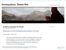 Tablet Screenshot of himalayablues.wordpress.com