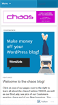 Mobile Screenshot of chaosapparel.wordpress.com