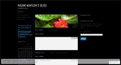Desktop Screenshot of naomimakuda.wordpress.com