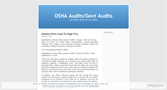 Desktop Screenshot of oshacompliance.wordpress.com