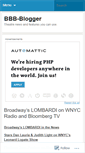 Mobile Screenshot of bbbblogger.wordpress.com