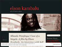 Tablet Screenshot of elsonkambalu.wordpress.com