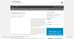 Desktop Screenshot of jnpublications.wordpress.com