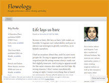 Tablet Screenshot of flowology.wordpress.com