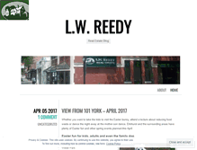 Tablet Screenshot of lwreedy.wordpress.com