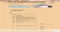 Desktop Screenshot of foropsicorgan.wordpress.com