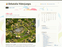Tablet Screenshot of debataliavideojuegos.wordpress.com