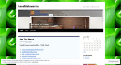 Desktop Screenshot of hanafitatawarna.wordpress.com