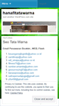 Mobile Screenshot of hanafitatawarna.wordpress.com