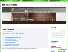 Tablet Screenshot of hanafitatawarna.wordpress.com