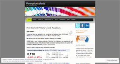 Desktop Screenshot of pennystockalerts.wordpress.com