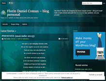 Tablet Screenshot of florindanielcoman.wordpress.com