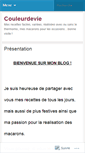 Mobile Screenshot of couleurdevie.wordpress.com