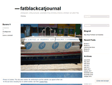 Tablet Screenshot of fatblackcatjournal.wordpress.com