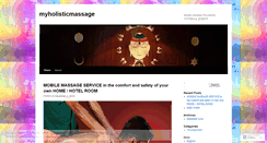 Desktop Screenshot of myholisticmassage.wordpress.com