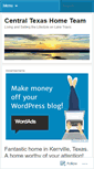 Mobile Screenshot of centraltexashometeam.wordpress.com