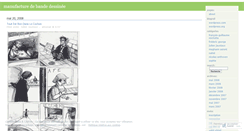 Desktop Screenshot of manufacturedebandedessinee.wordpress.com