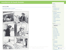 Tablet Screenshot of manufacturedebandedessinee.wordpress.com