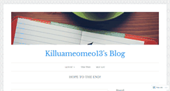 Desktop Screenshot of killuameomeo13.wordpress.com