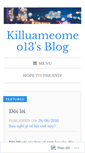 Mobile Screenshot of killuameomeo13.wordpress.com