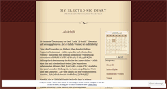 Desktop Screenshot of myelectronicdiary.wordpress.com