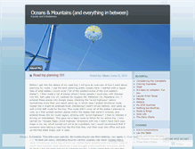 Tablet Screenshot of oceansandmountains.wordpress.com