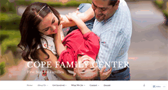 Desktop Screenshot of copefamilycenter.wordpress.com