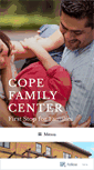 Mobile Screenshot of copefamilycenter.wordpress.com