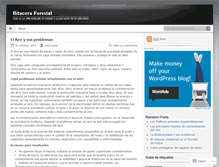 Tablet Screenshot of bitacoraforestal.wordpress.com