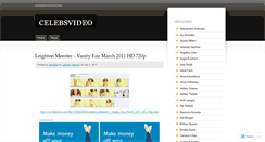 Desktop Screenshot of celebsvideo.wordpress.com