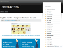 Tablet Screenshot of celebsvideo.wordpress.com