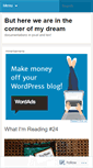 Mobile Screenshot of cornerofmydream.wordpress.com