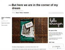 Tablet Screenshot of cornerofmydream.wordpress.com