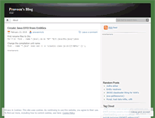 Tablet Screenshot of praveenmyls.wordpress.com
