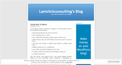 Desktop Screenshot of laniclickconsulting.wordpress.com