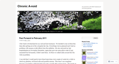 Desktop Screenshot of chronicanoid.wordpress.com