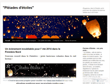 Tablet Screenshot of pleiadesdetoiles.wordpress.com