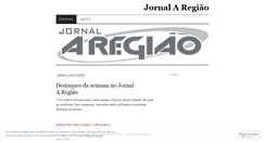 Desktop Screenshot of jornalaregiao.wordpress.com