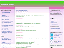 Tablet Screenshot of dienerinallahs.wordpress.com