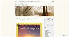 Desktop Screenshot of canossamain.wordpress.com