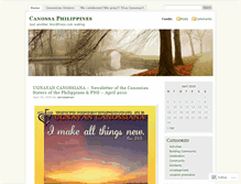 Tablet Screenshot of canossamain.wordpress.com