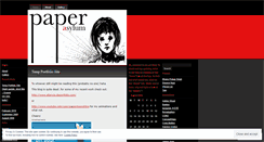 Desktop Screenshot of paperasylum.wordpress.com