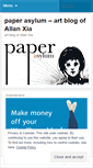 Mobile Screenshot of paperasylum.wordpress.com