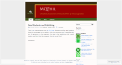 Desktop Screenshot of mqphil.wordpress.com