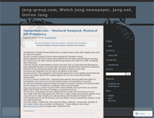 Tablet Screenshot of jangmultimedia.wordpress.com