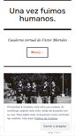 Mobile Screenshot of fuimoshumanos.wordpress.com