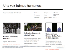 Tablet Screenshot of fuimoshumanos.wordpress.com