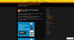 Desktop Screenshot of charliethorne.wordpress.com